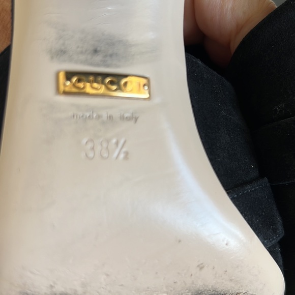 Suede Gucci slides - Picture 5 of 7